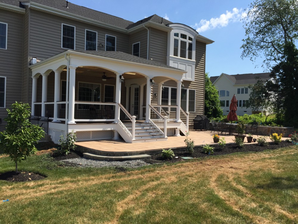 Photo By American Exteriors & Masonry. Porch And Patio In Chantilly, VA.