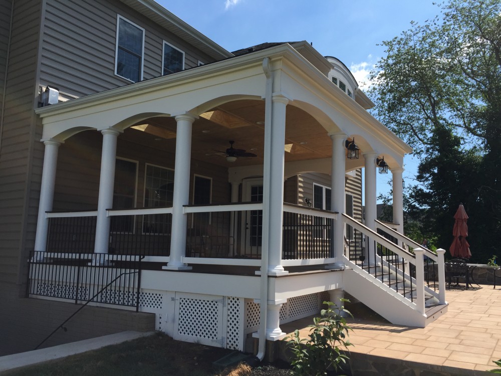 Photo By American Exteriors & Masonry. Porch And Patio In Chantilly, VA.