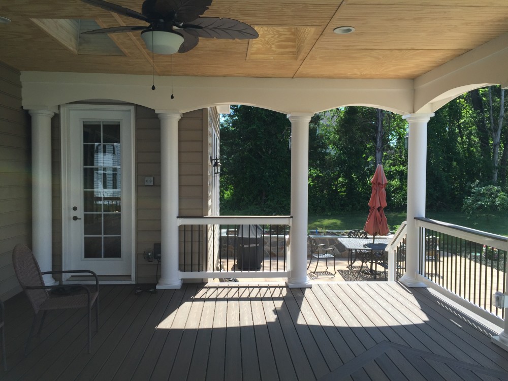 Photo By American Exteriors & Masonry. Porch And Patio In Chantilly, VA.