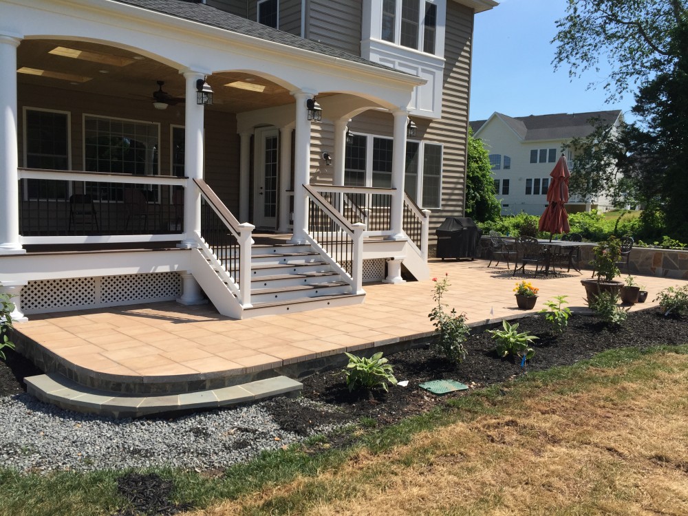 Photo By American Exteriors & Masonry. Porch And Patio In Chantilly, VA.