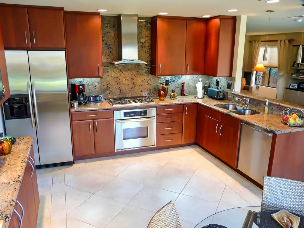 Photo By Danilo Nesovic, Designer Builder. Kitchen & Family Room