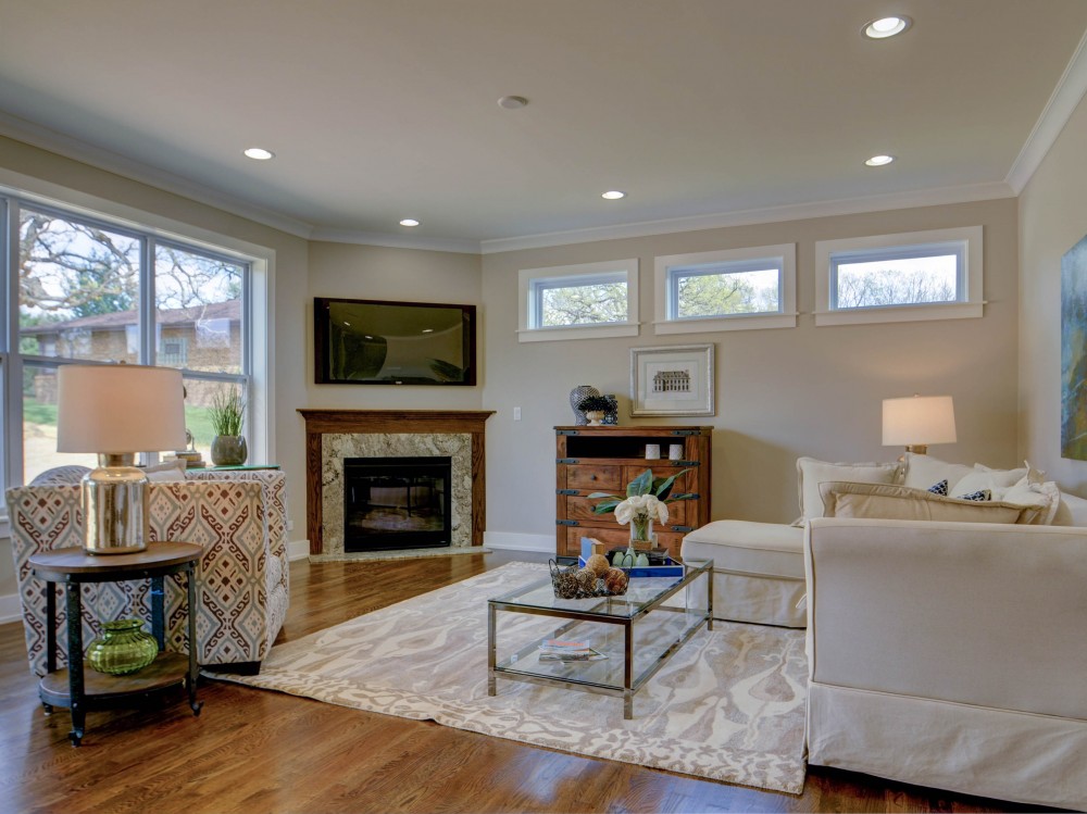 Photo By Greenscape Homes, LLC. Open Floor Plan