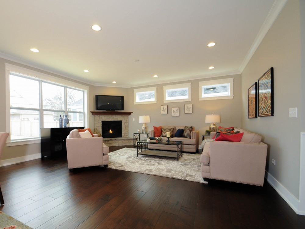 Photo By Greenscape Homes, LLC. Open Floor Plan