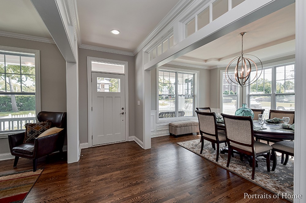 Photo By Greenscape Homes, LLC. Open Floor Plan