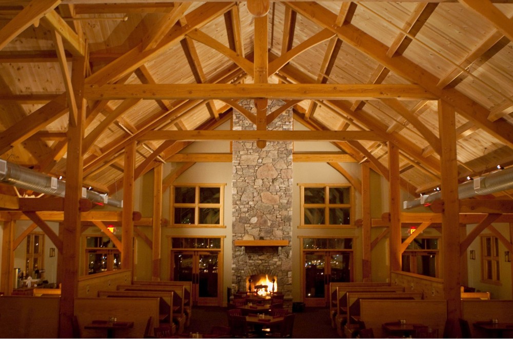 Photo By Lancaster County Timber Frames, Inc.. Timber Framing Examples