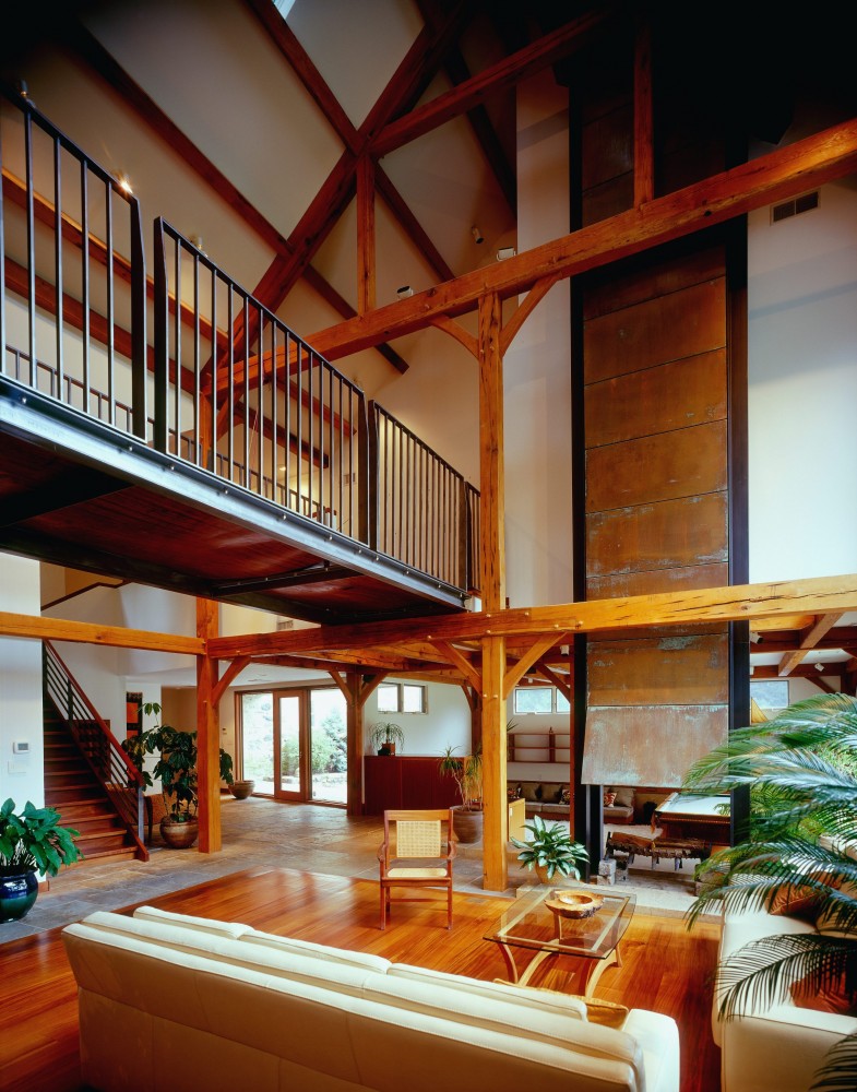 Photo By Lancaster County Timber Frames, Inc.. Timber Framing Examples