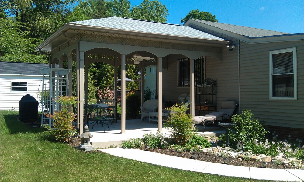 Photo By Starcom Design Build. Porches, Patios, Porticos
