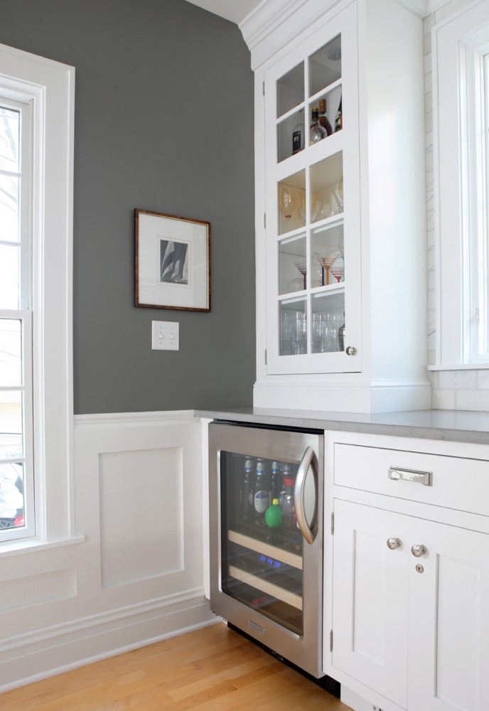 Photo By Normandy Remodeling. Soothing Gray & White Kitchen