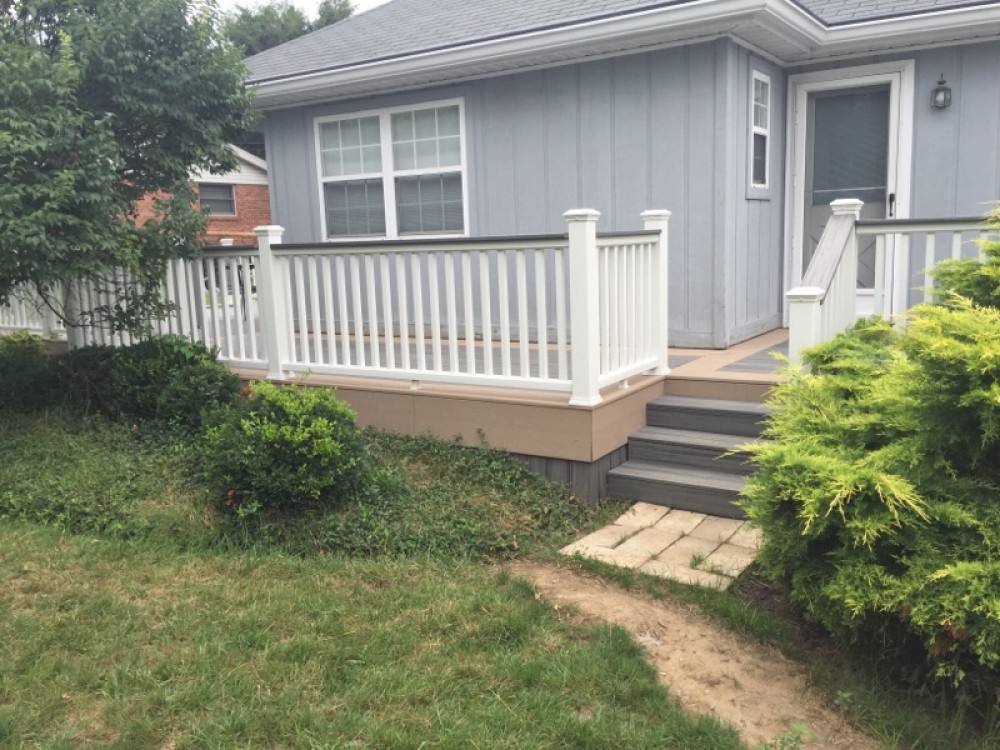 Photo By Holmes Custom Renovations LLC. Trex Deck