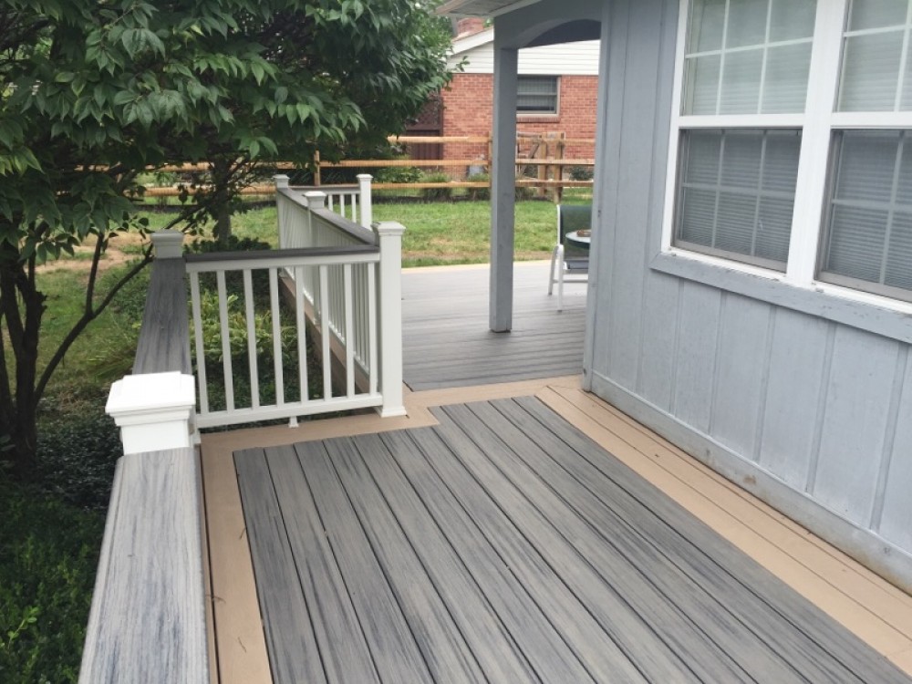 Photo By Holmes Custom Renovations LLC. Trex Deck