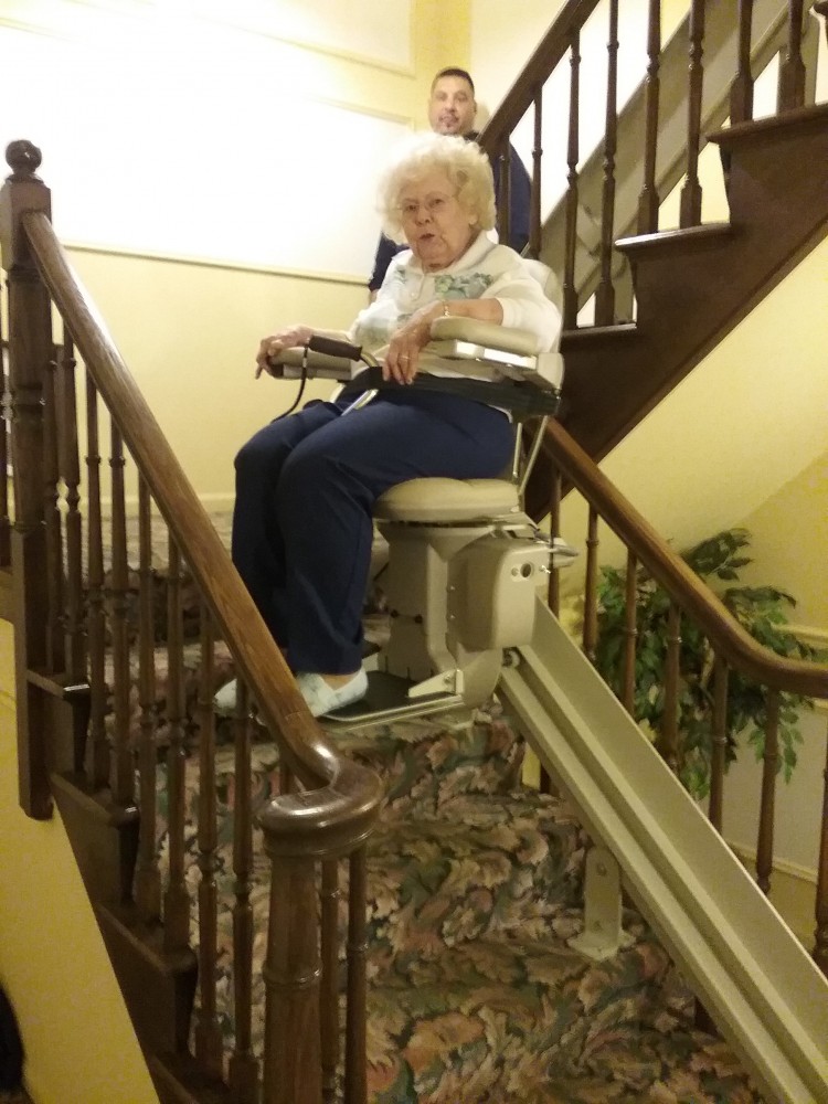 Photo By Extended Home Living Services (EHLS) & To The Top Home Elevators. Stairlifts