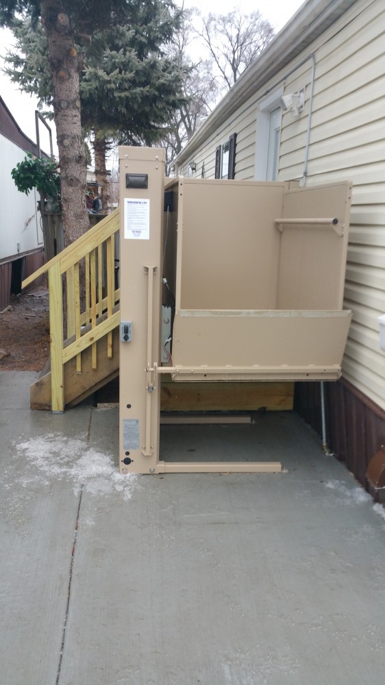 Photo By Extended Home Living Services (EHLS) & To The Top Home Elevators. Wheelchair Lifts