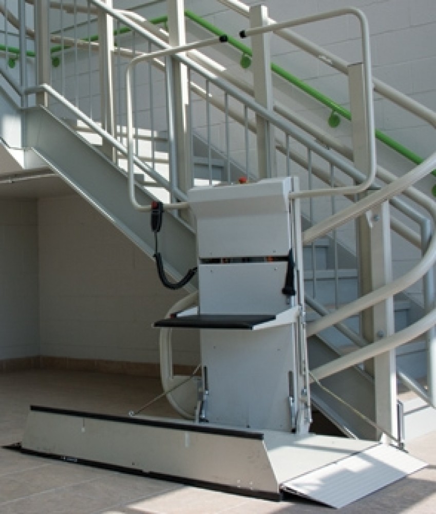 Photo By Extended Home Living Services (EHLS) & To The Top Home Elevators. Inclined Platform Lifts