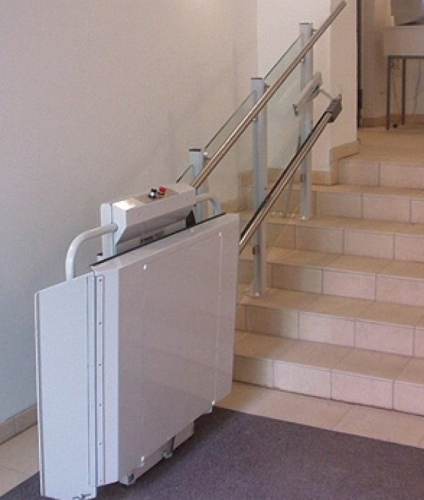 Photo By Extended Home Living Services (EHLS) & To The Top Home Elevators. Inclined Platform Lifts