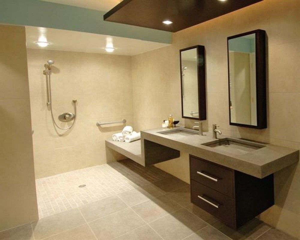 Photo By Extended Home Living Services (EHLS) & To The Top Home Elevators. Accessible Bathrooms