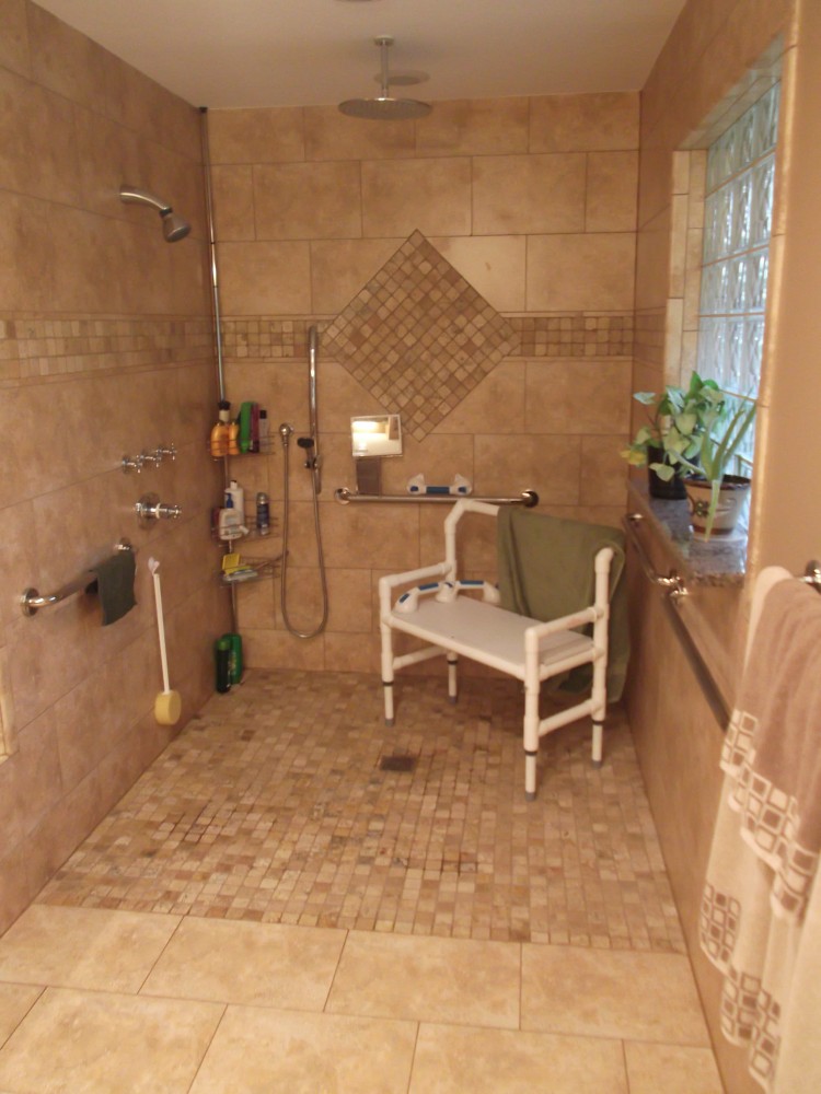 Photo By Extended Home Living Services (EHLS) & To The Top Home Elevators. Accessible Bathrooms