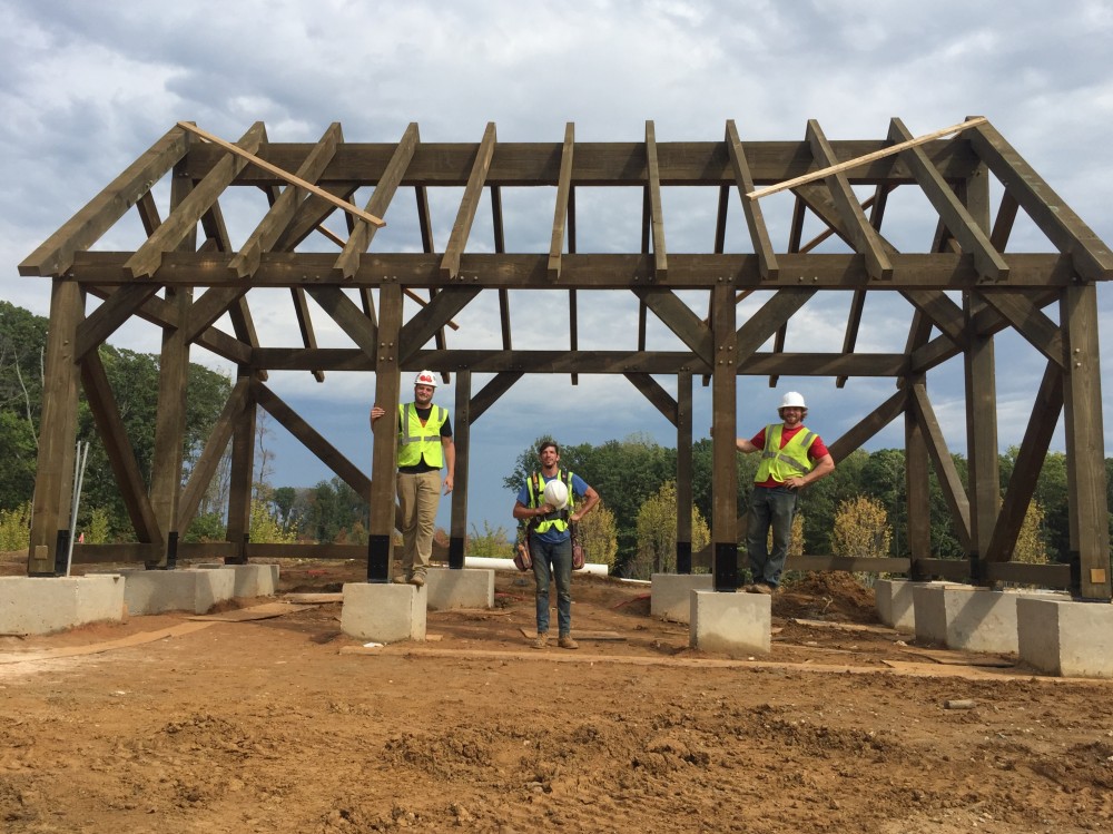 Photo By Lancaster County Timber Frames, Inc.. 