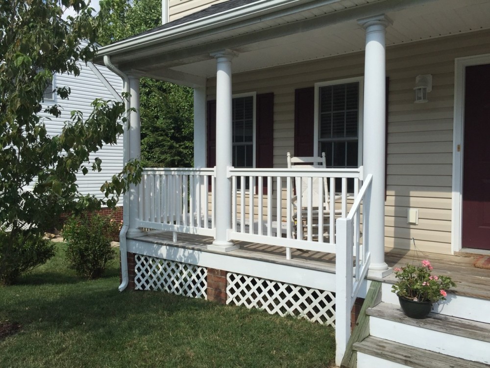 Photo By Paragon Construction Company. ProVia 24g Steel Door And Wolf Railings