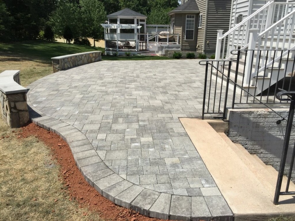 Photo By American Exteriors & Masonry. Paver Patio And Deck In Leesburg, VA
