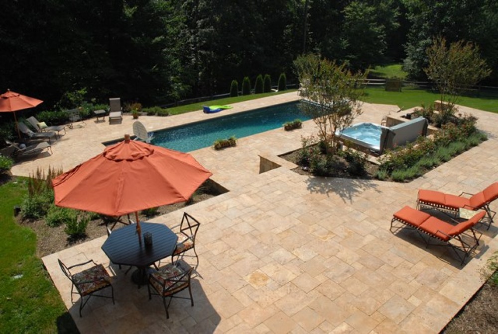 Photo By American Exteriors & Masonry. Vienna VA Outdoor Living Space