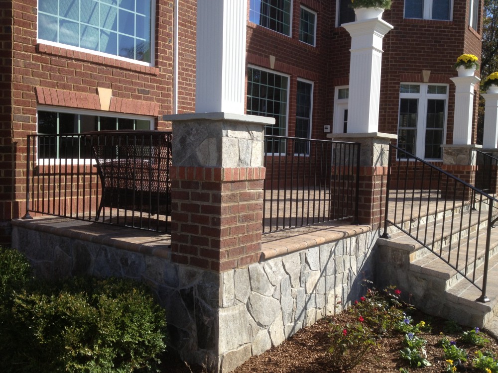 Photo By American Exteriors & Masonry. Vienna VA Outdoor Living Space