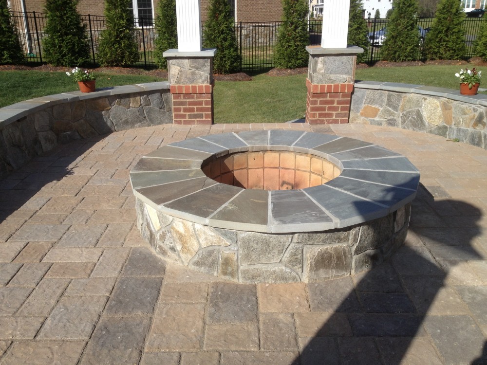 Photo By American Exteriors & Masonry. Vienna VA Outdoor Living Space