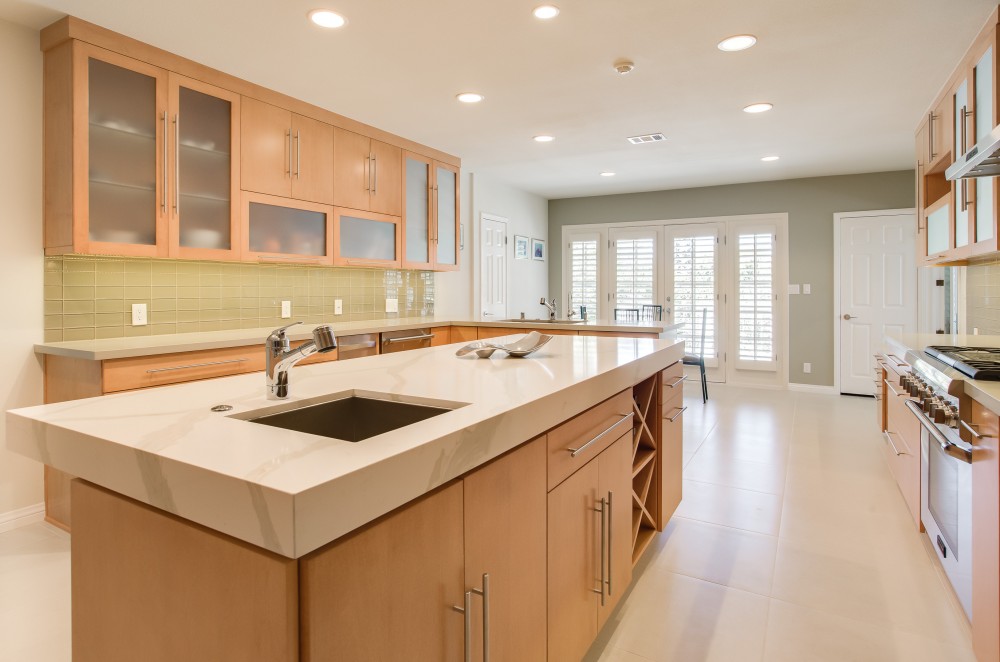 Photo By Reborn Cabinets, Inc.. Modern Kitchen Remodel