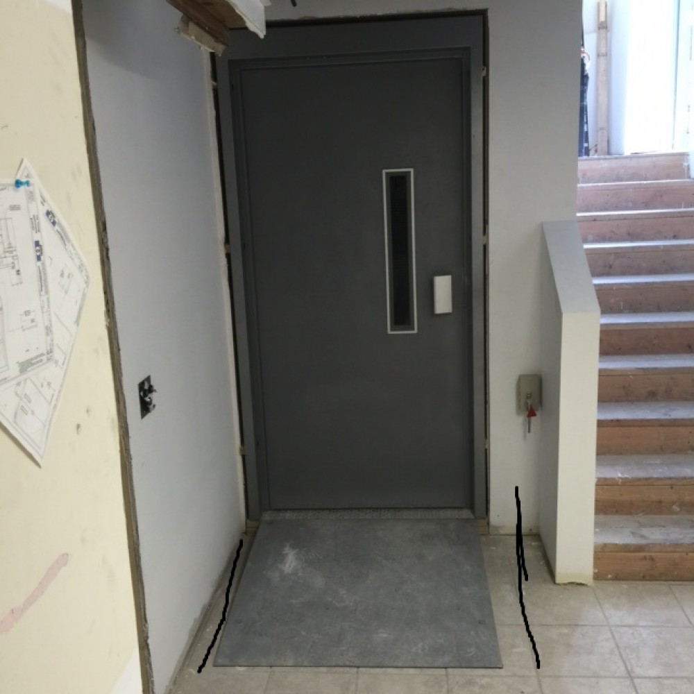 Photo By Extended Home Living Services (EHLS) & To The Top Home Elevators. Commercial Wheelchair Lift For Church
