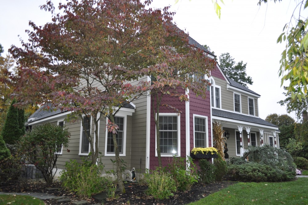 Photo By K & B Home Remodelers, LLC. James HardieÂ® Siding