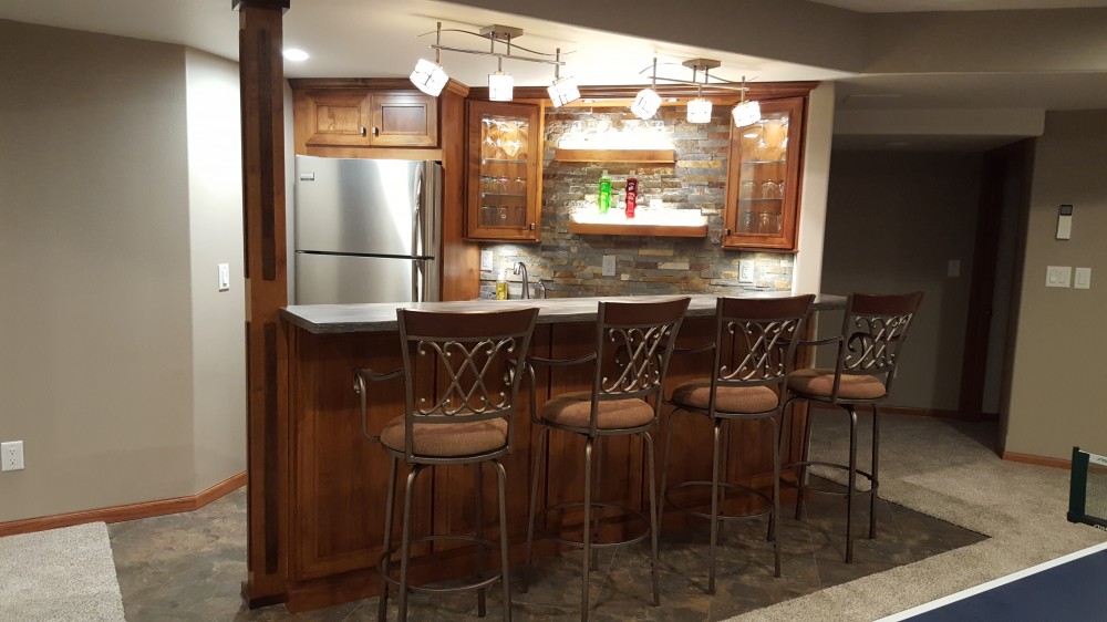 Photo By Becker Home Improvement, Inc.. Home Bar