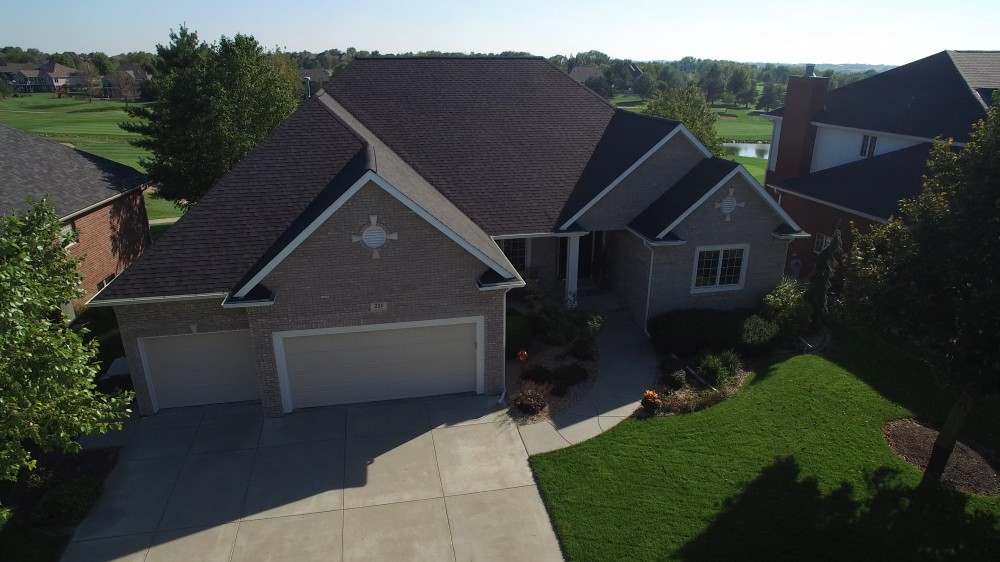 Photo By Apple Roofing. Onyx Black Roof