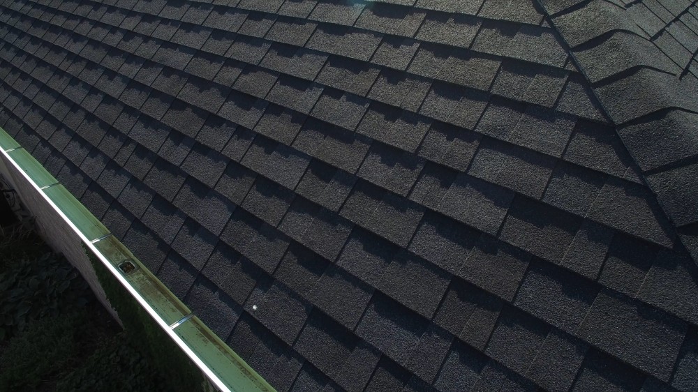 Photo By Apple Roofing. Onyx Black Roof