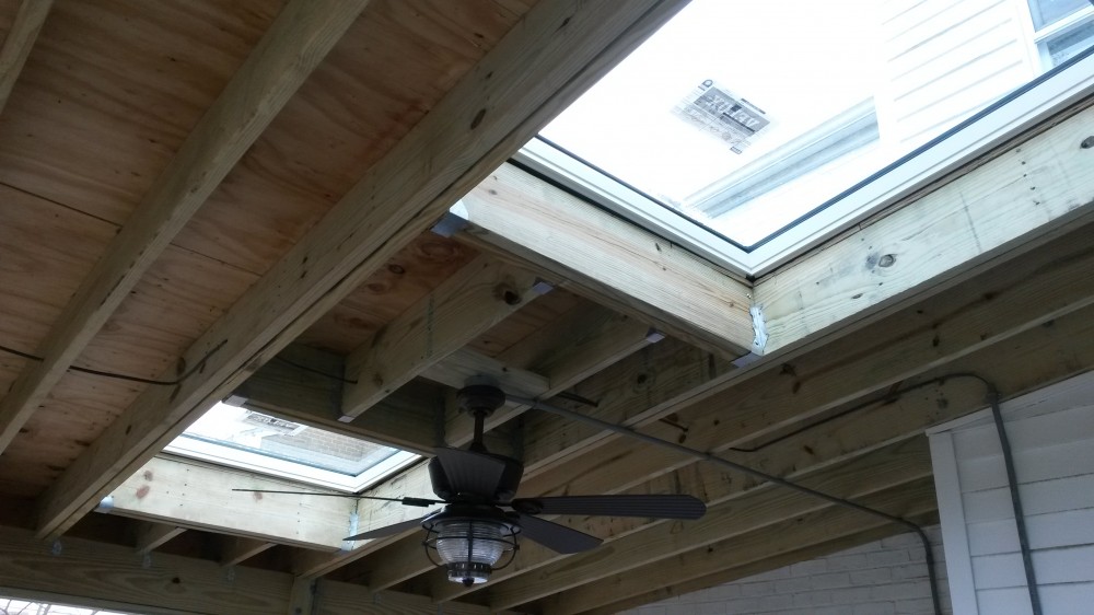 Photo By TC Carpentry LLC. Open Screen Porch