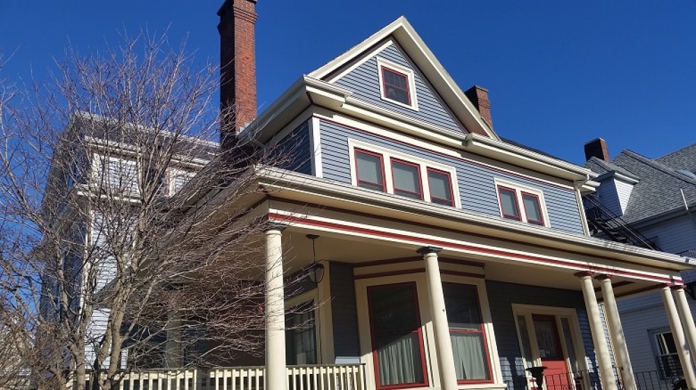 Photo By Care Free Homes Inc.. Mastic Vinyl Siding And Harvey Windows On Historic Home In New Bedford, MA