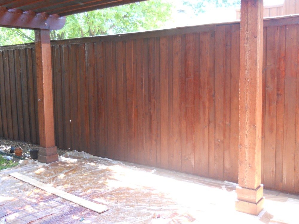 Photo By Fresh Coat Painters Of Denton. Fence & Deck Staining 