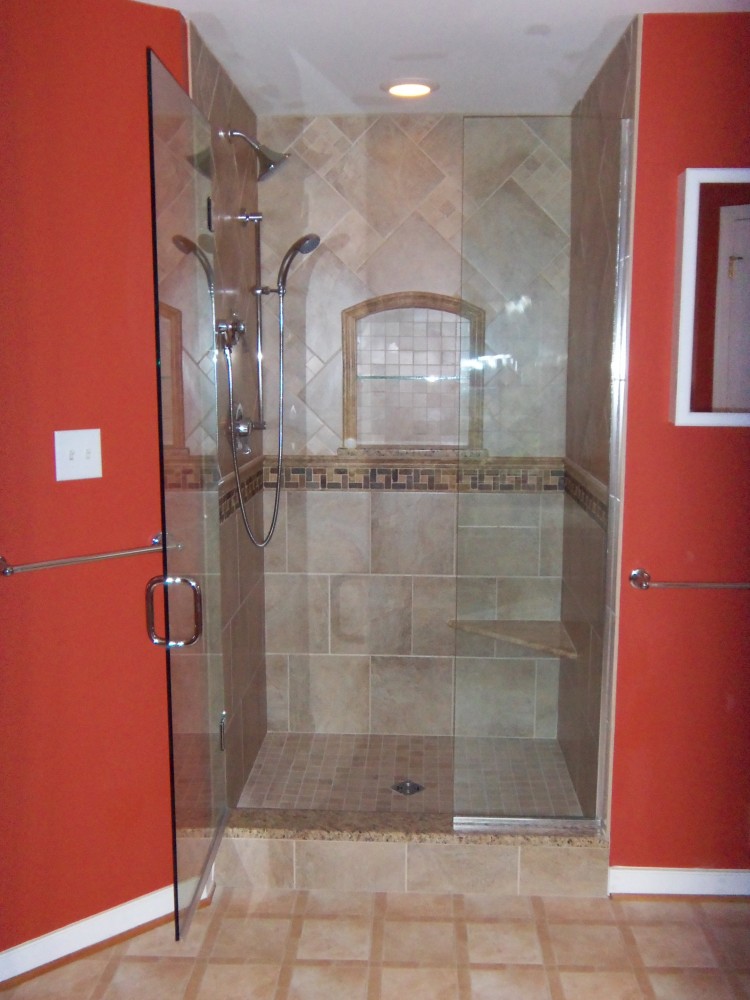 Photo By The Remodeling Company LLC. Shower Renovation W