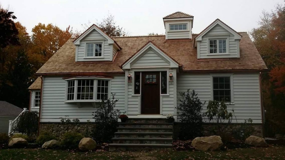 Photo By Burr Roofing, Siding & Windows. Full Exterior Remodel, Trumbull CT