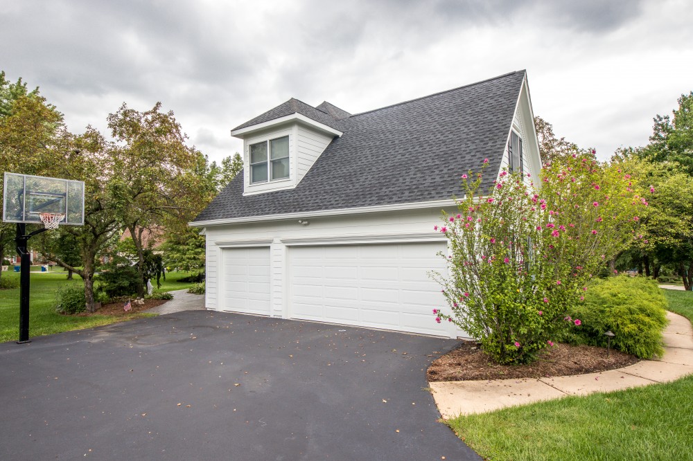 Photo By STL Siding Pros. Arctic White James Hardie Siding