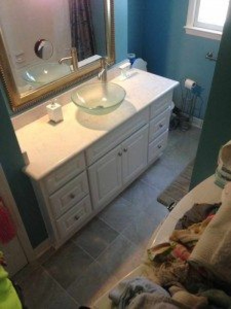 Photo By Carolina Water Damage Restoration. Major Sink Overflow In Raleigh, NC