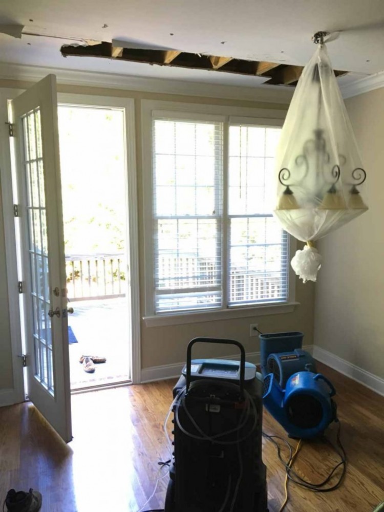 Photo By Carolina Water Damage Restoration. Storm Damage In North Raleigh, NC