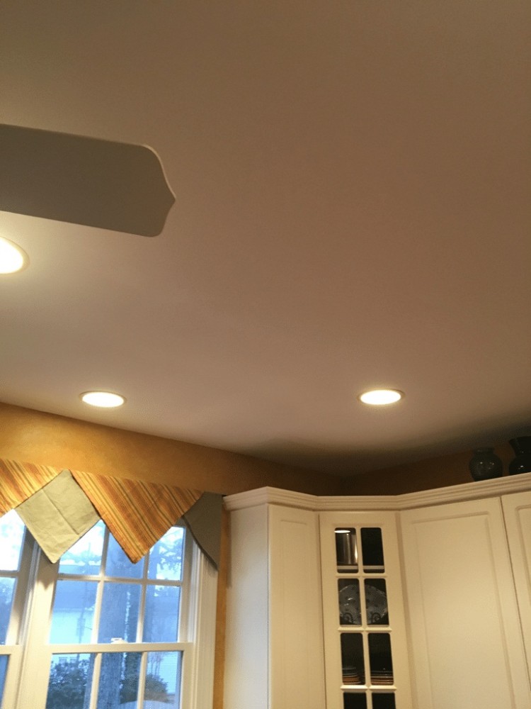 Photo By Carolina Water Damage Restoration. Water Damaged Ceiling In Cary, NC