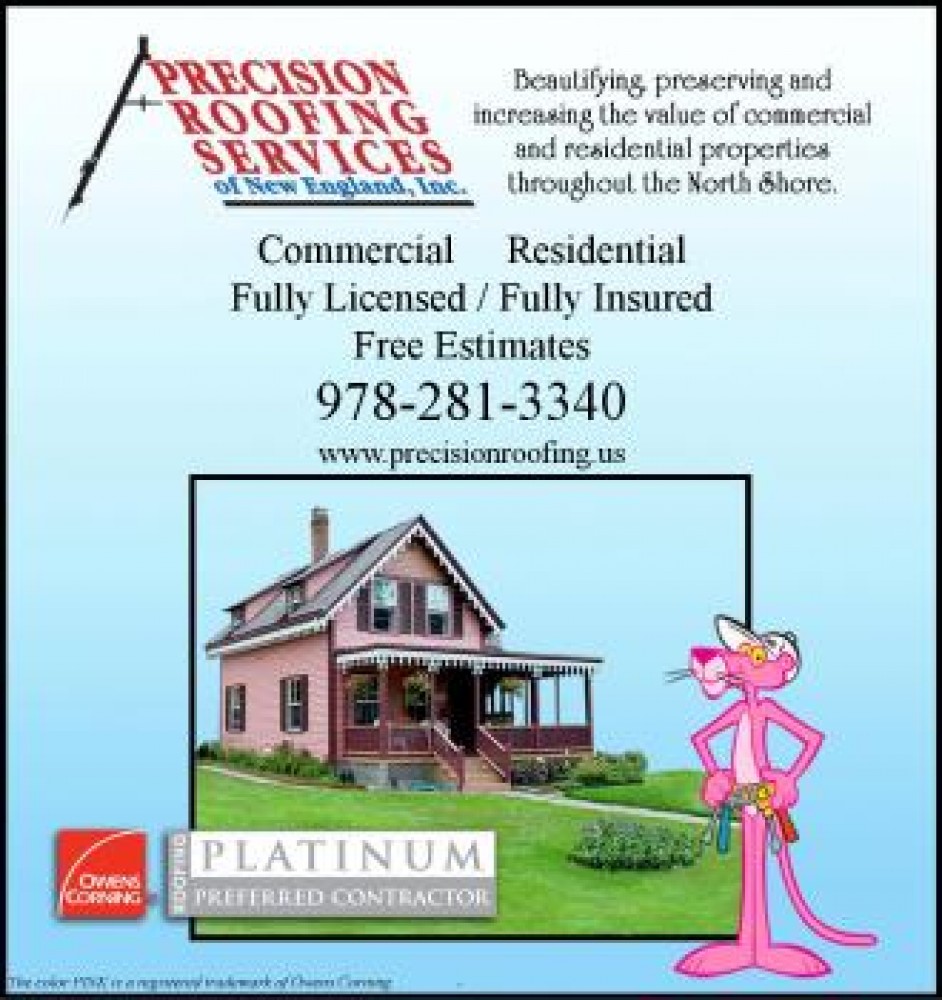 Photo By Precision Roofing Serv. Of N.E. Inc.. Precision Roofing's Roofs