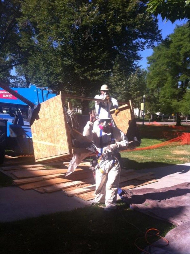 Photo By Cenco Building Services. Work In Progress