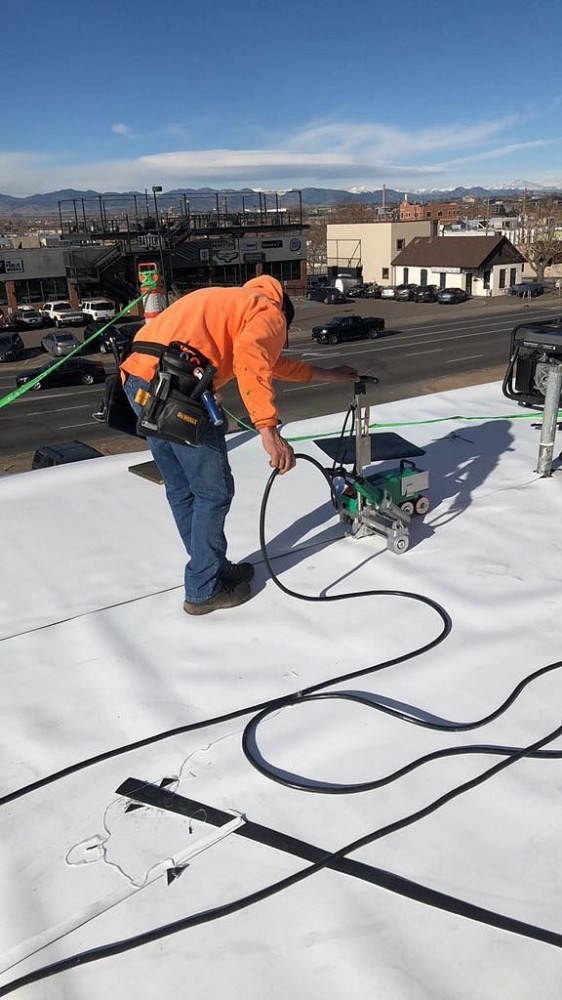 Photo By Cenco Building Services. Work In Progress