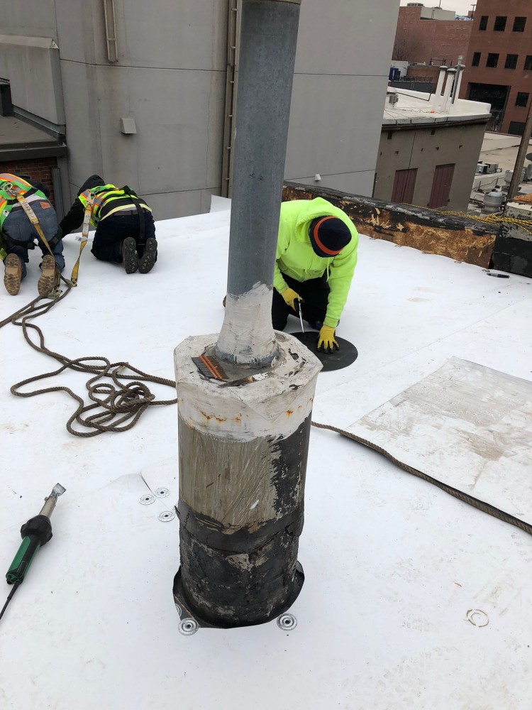 Photo By Cenco Building Services. Work In Progress