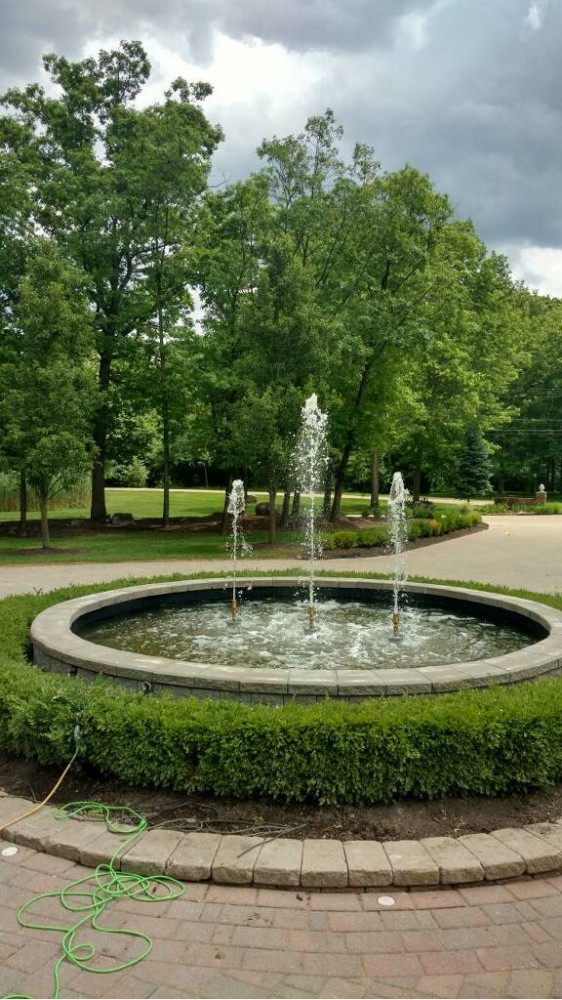 Photo By KT Construction Group. Farmington Hills Landscaping Project