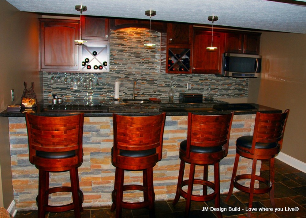 Photo By JM Design Build & Remodeling. Basement Finish - Strongsville, OH