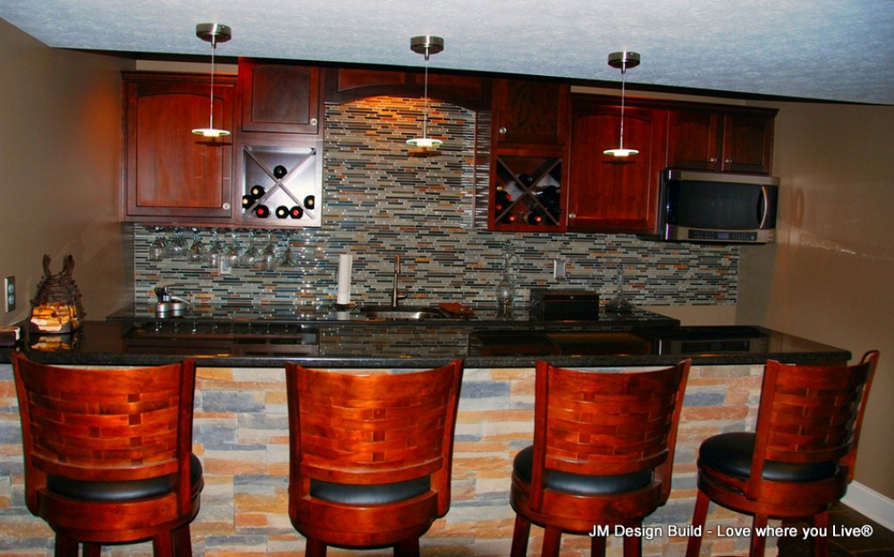 Photo By JM Design Build & Remodeling. Basement Finish - Strongsville, OH