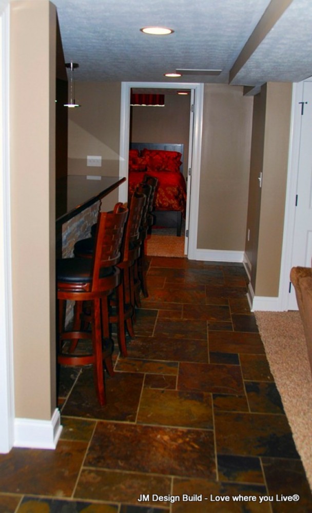 Photo By JM Design Build & Remodeling. Basement Finish - Strongsville, OH