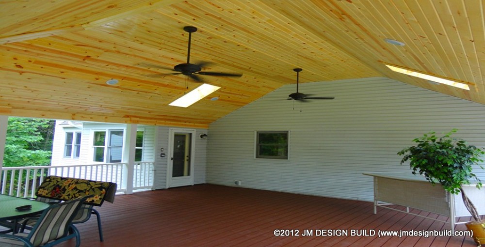 Photo By JM Design Build & Remodeling. Covered Deck - Broadview Hts